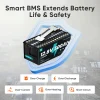 ecoboss 12.8v 300ah lifepo4 battery