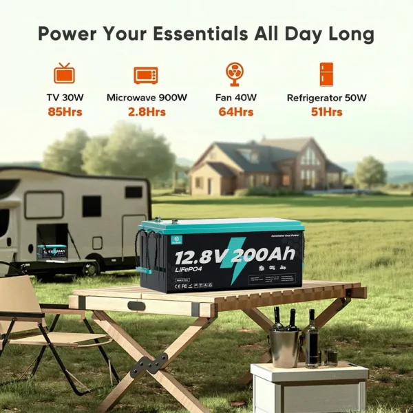 ecoboss 12.8v 200ah lifepo4 battery