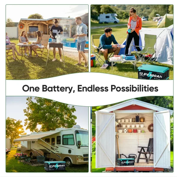 ecoboss 12.8v 300ah lifepo4 battery