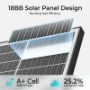 100 watt bifacial solar panel
