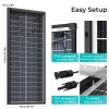 100 watt bifacial solar panel