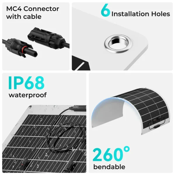 100 watt flexible solar panel