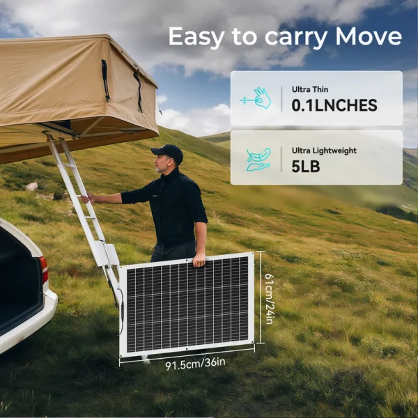 100 watt flexible solar panel