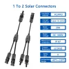 one to two y branch cable connection waterproof adapter extension connector