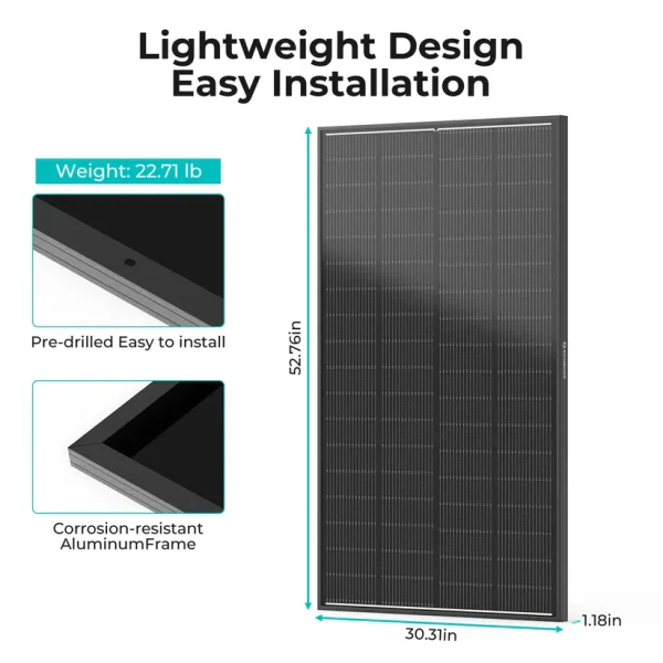 200w 12v monocrystalline solar panel