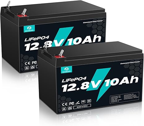 2Packs 12V 100Ah LiFePO4 Deep Cycle Battery